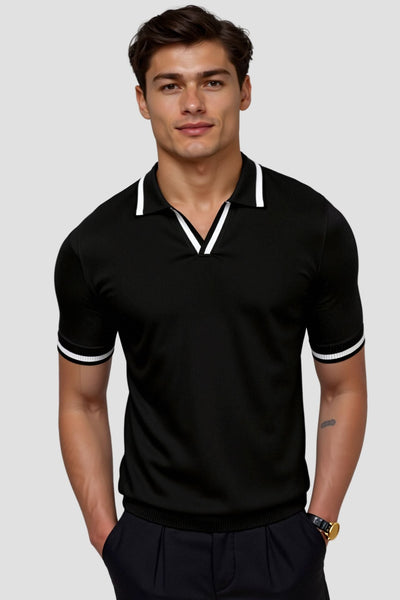 NOBA – Slim Fit Cotton Polo Shirt – Summer – Contrast 7