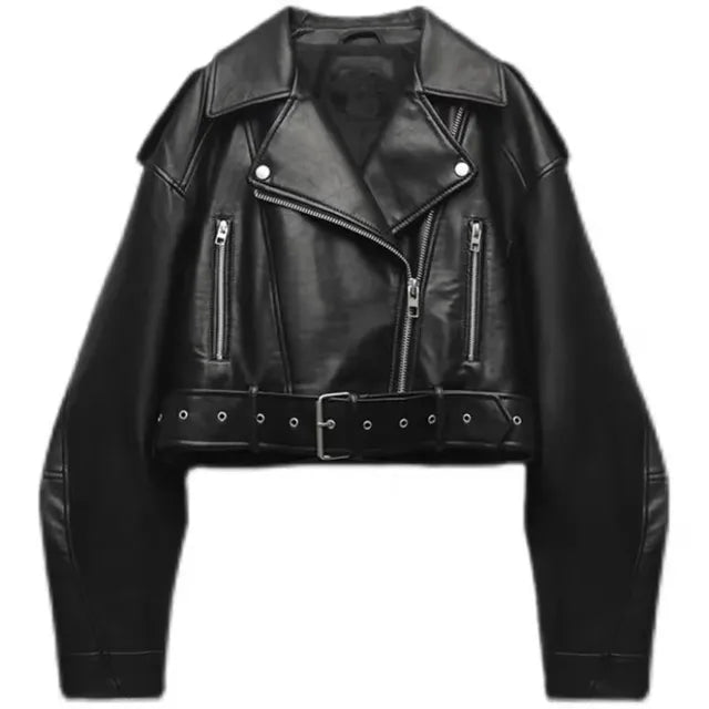Natasha – Vintage Cropped Jacket – Black 0