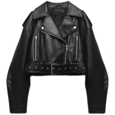 Natasha – Vintage Cropped Jacket – Black 0