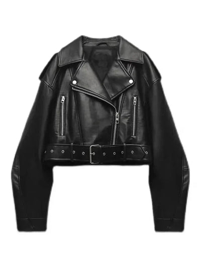 Natasha – Vintage Cropped Jacket – Black 3