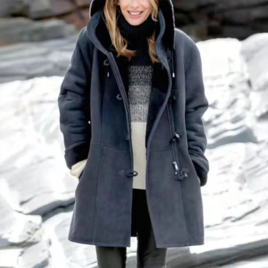 Neenarim – Women's Winter Hooded Jacket – Thermal Insulation – Black 2