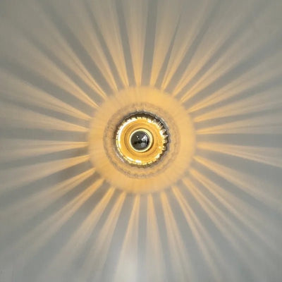 Wall Sconce – Nordic Bauhaus Design – Metal and Glass – White – 16 cm Diameter – Modern Collection 1
