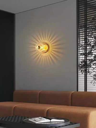 Wall Sconce – Nordic Bauhaus Design – Metal and Glass – White – 16 cm Diameter – Modern Collection 3