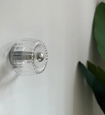 Wall Sconce – Nordic Bauhaus Design – Metal and Glass – White – 16 cm Diameter – Modern Collection 4