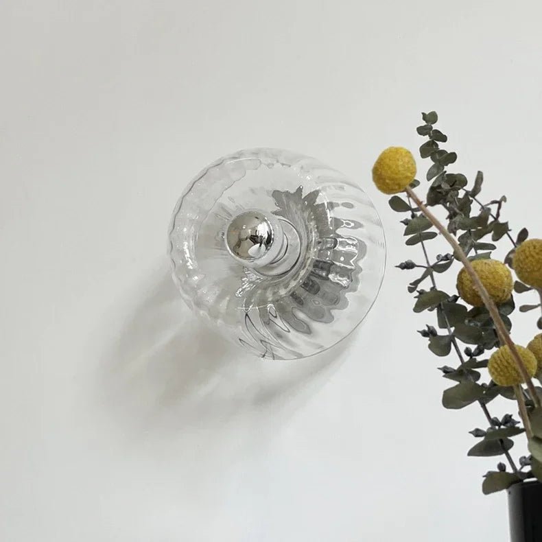 Wall Sconce – Nordic Bauhaus Design – Metal and Glass – White – 16 cm Diameter – Modern Collection 5