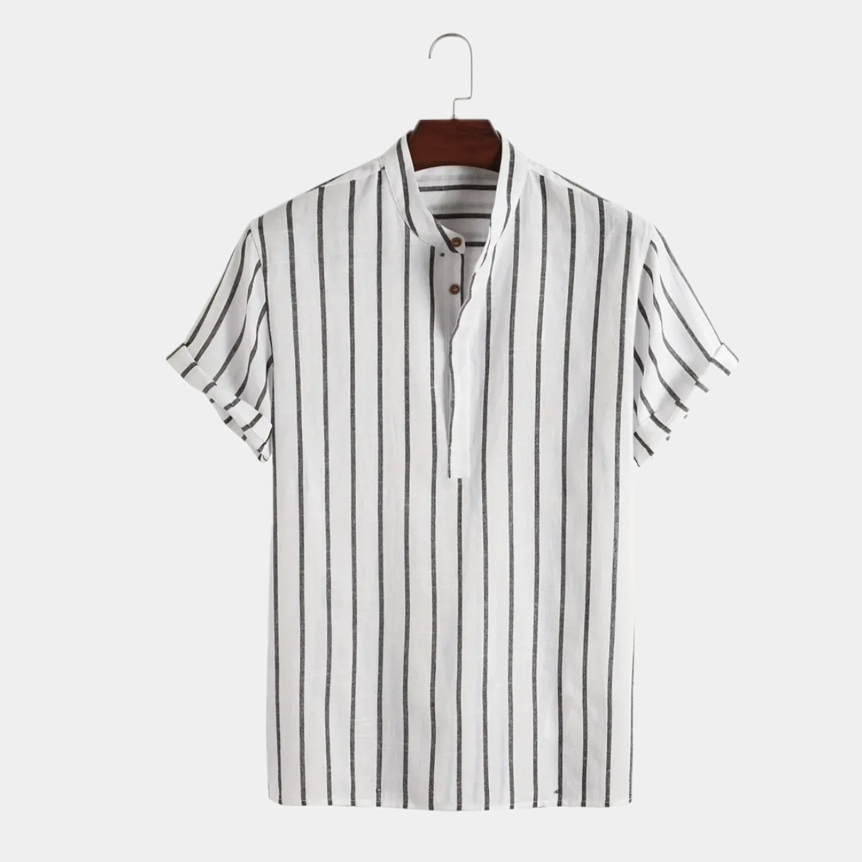 Old Money – Classic Linen Shirt – White 4