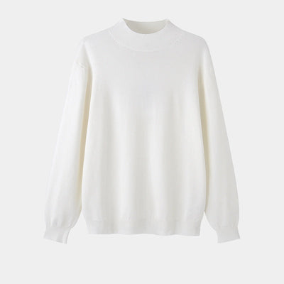 Old Money – Half Turtleneck Sweater – Cotton Blend – Black 2