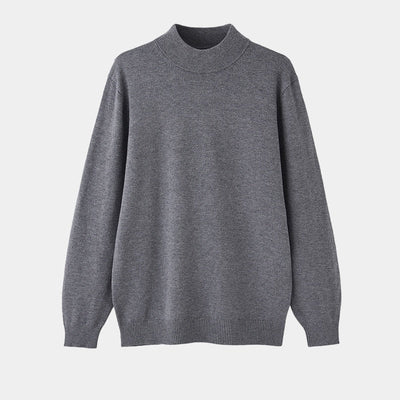 Old Money – Half Turtleneck Sweater – Cotton Blend – Black 3