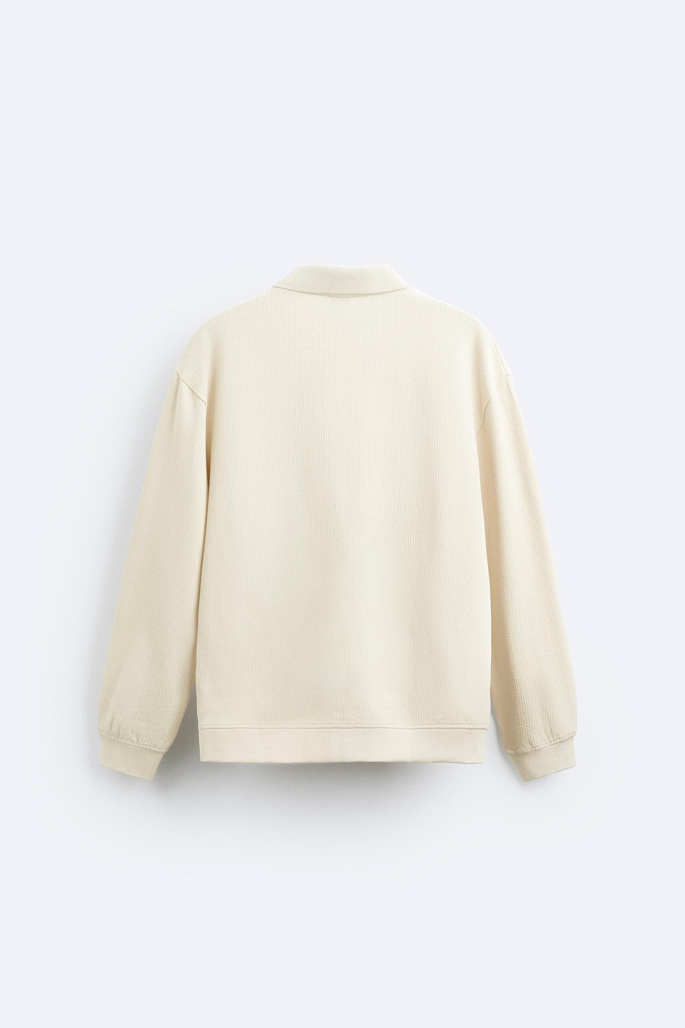 Old Money – Long Sleeve Polo Shirt – Organic Cotton – Classic White 3
