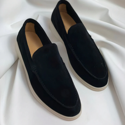 Old Money – Men's Suede Loafers – Beige 2