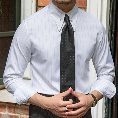 Old Money – Mens White Dress Shirt – Slim Fit – Cotton 1