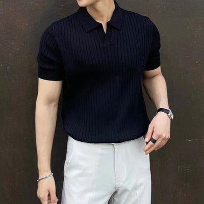 Old Money – Slim Fit Polo Shirt – Cotton Blend – Classic White 5