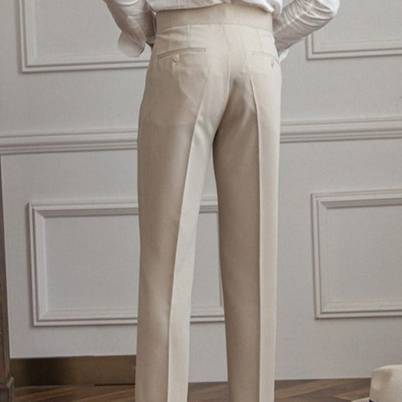 Old Money – Tailored Trouser Pants – Polyester – Khaki 3