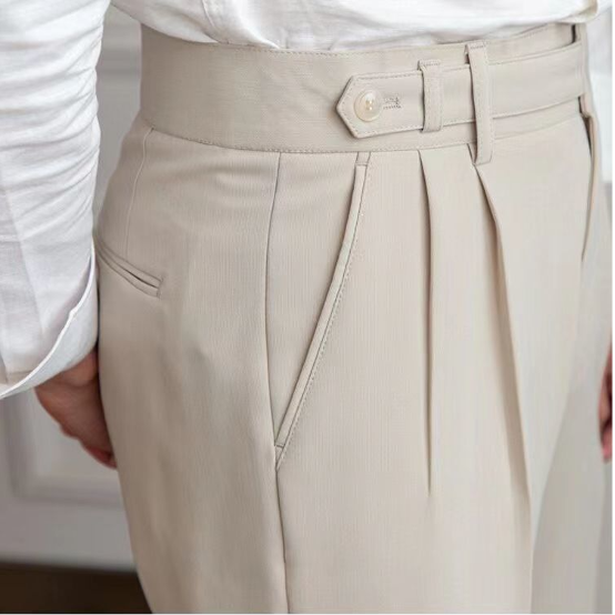 Old Money – Tailored Trouser Pants – Polyester – Khaki 4