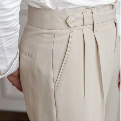 Old Money – Tailored Trouser Pants – Polyester – Khaki 4