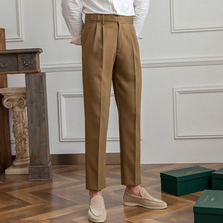 Old Money – Tailored Trouser Pants – Polyester – Khaki 8