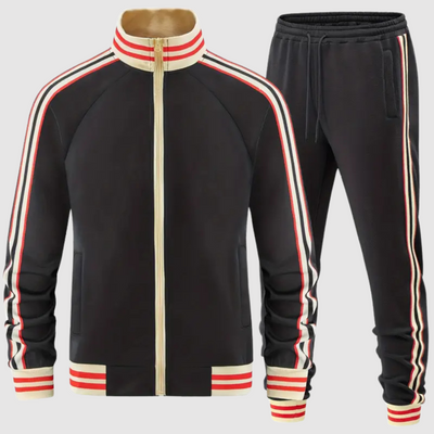 Oscar – Striped Training Suit Set – High-Quality Fabric – Men’s Sportswear 0