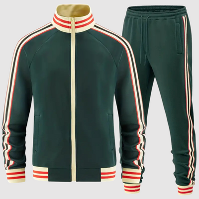 Oscar – Striped Training Suit Set – High-Quality Fabric – Men’s Sportswear 1