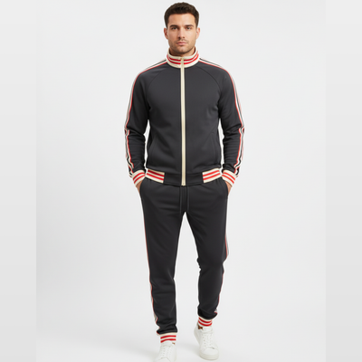 Oscar – Striped Training Suit Set – High-Quality Fabric – Men’s Sportswear 3