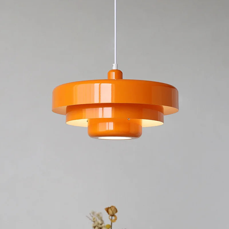 Pendant Lamp – Mid-Century Rustic Design – Iron – Black and Gold Green – D35*H21 cm – Bauhaus Collection 0