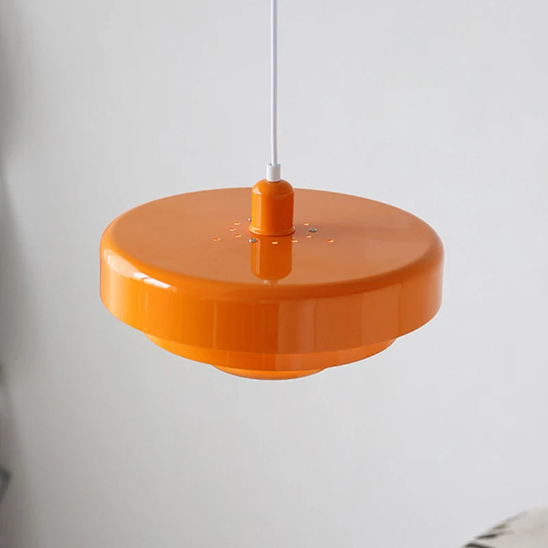 Pendant Lamp – Mid-Century Rustic Design – Iron – Black and Gold Green – D35*H21 cm – Bauhaus Collection 5