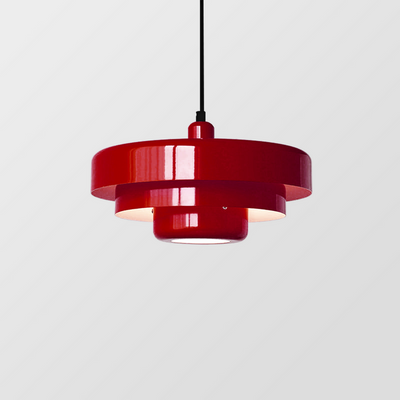Pendant Lamp – Mid-Century Rustic Design – Iron – Black and Gold Green – D35*H21 cm – Bauhaus Collection 9