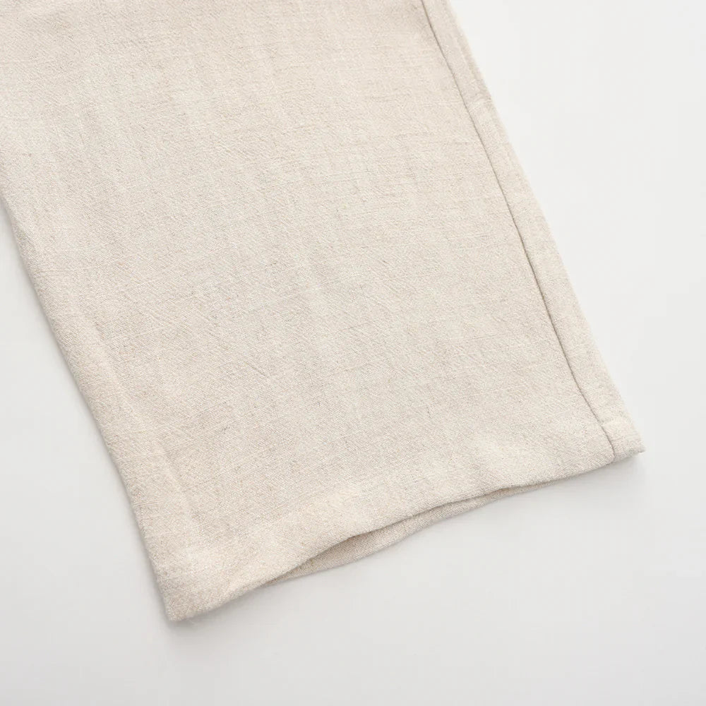 Premium Linen Trousers – Lightweight Summer Fit – Light Beige 3