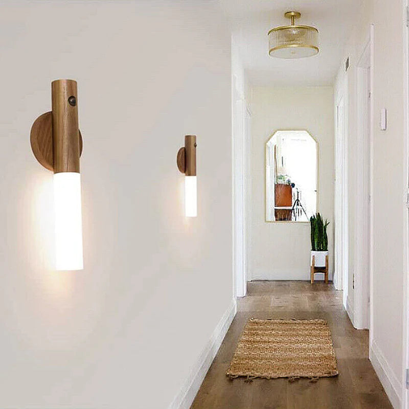 Rechargeable Sensor Wall Light – Motion Activated – Frosted Finish – White – GardenBrite 1