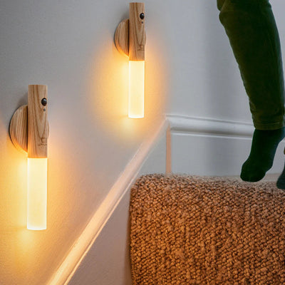 Rechargeable Sensor Wall Light – Motion Activated – Frosted Finish – White – GardenBrite 3