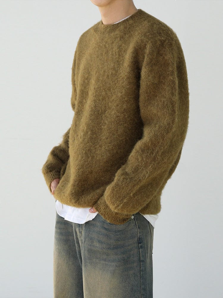 Reginald – Soft Wool Sweater – Cozy Blend – Gray 2