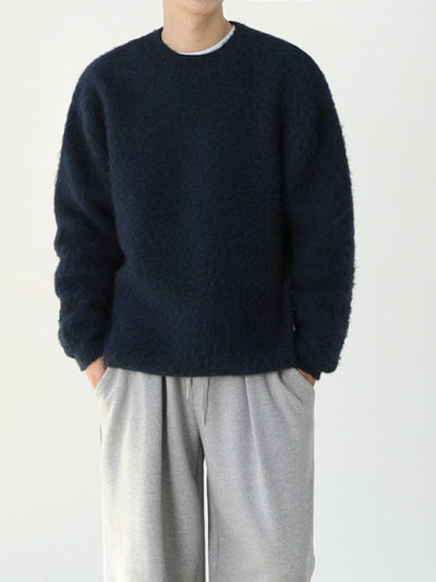 Reginald – Soft Wool Sweater – Cozy Blend – Gray 4