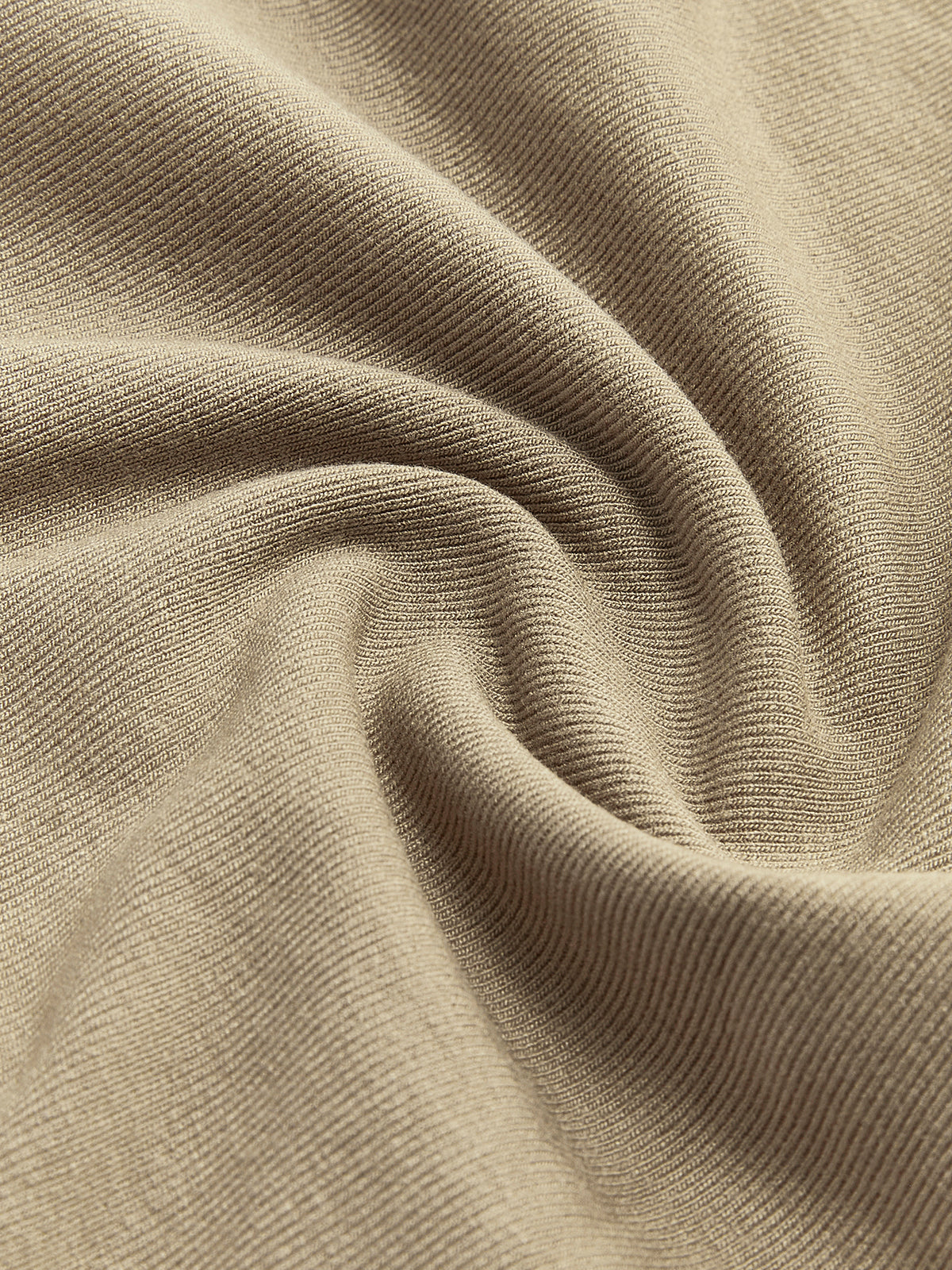 Ribbed Knit Asymmetrical Long Sleeve Shirt – Slim Fit – Black 5