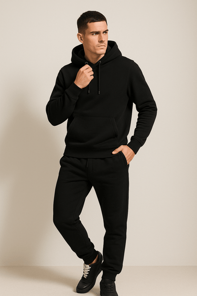Robin – Hoodie Jogger Set – Soft Fabric – Gray 2