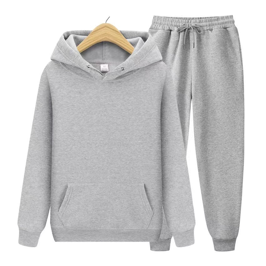 Robin – Hoodie Jogger Set – Soft Fabric – Gray 7