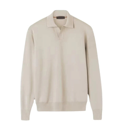 Rocco – Long Sleeve Polo Shirt – Polyester Blend – Classic Navy 0