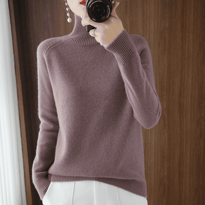 Romy – Women's Turtleneck Sweater – Warm Fabric – Various Colors 2