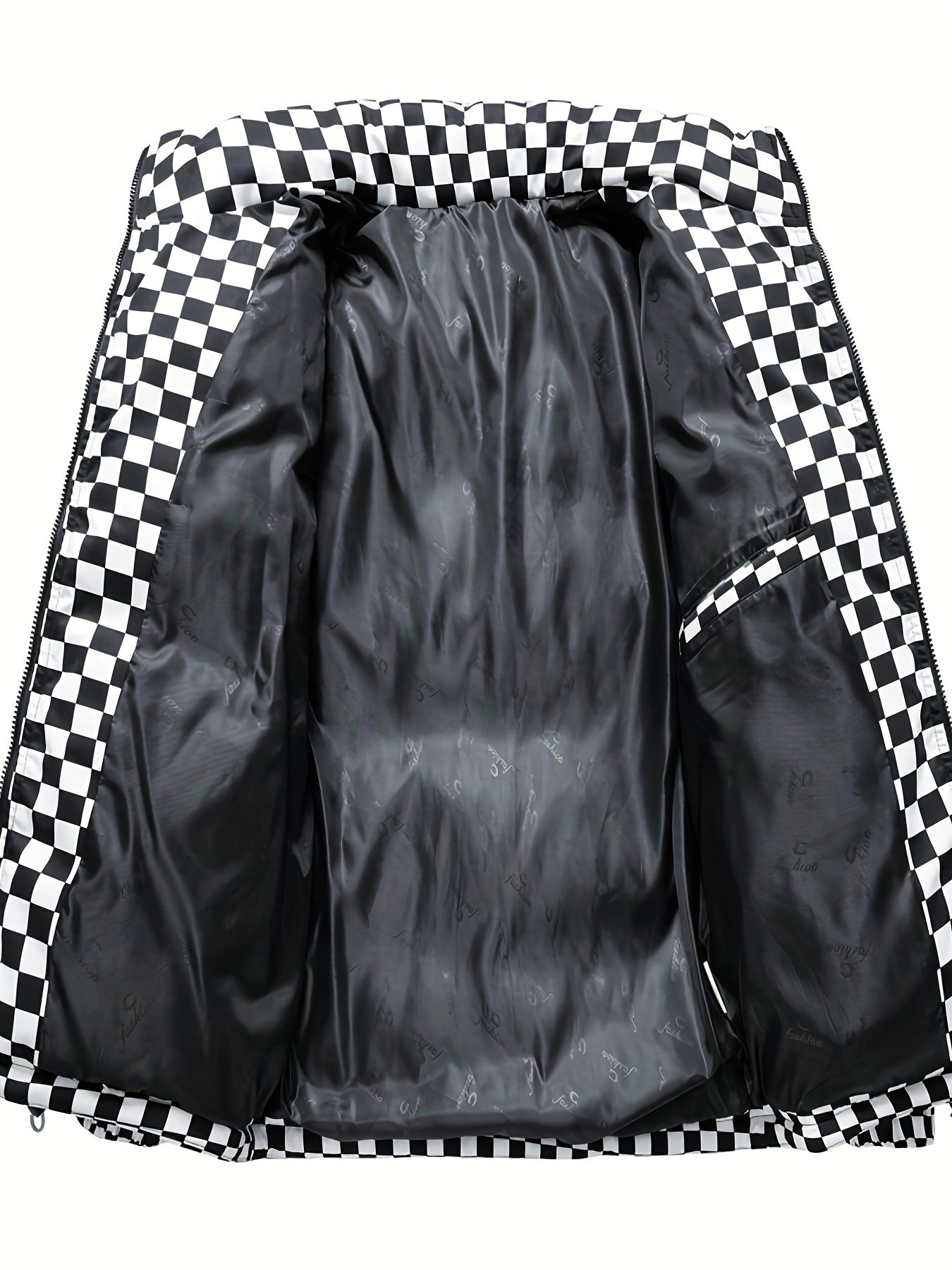 Ruben – Checked Puffer Jacket – Cotton Blend – Black 6