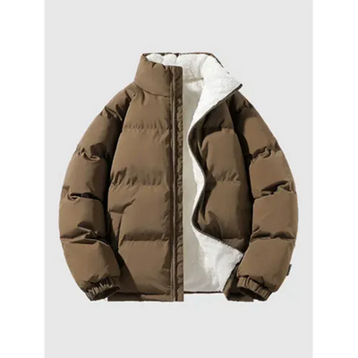 Rubenir – Men's Winter Puffer Jacket – Insulated – Casual Black 0