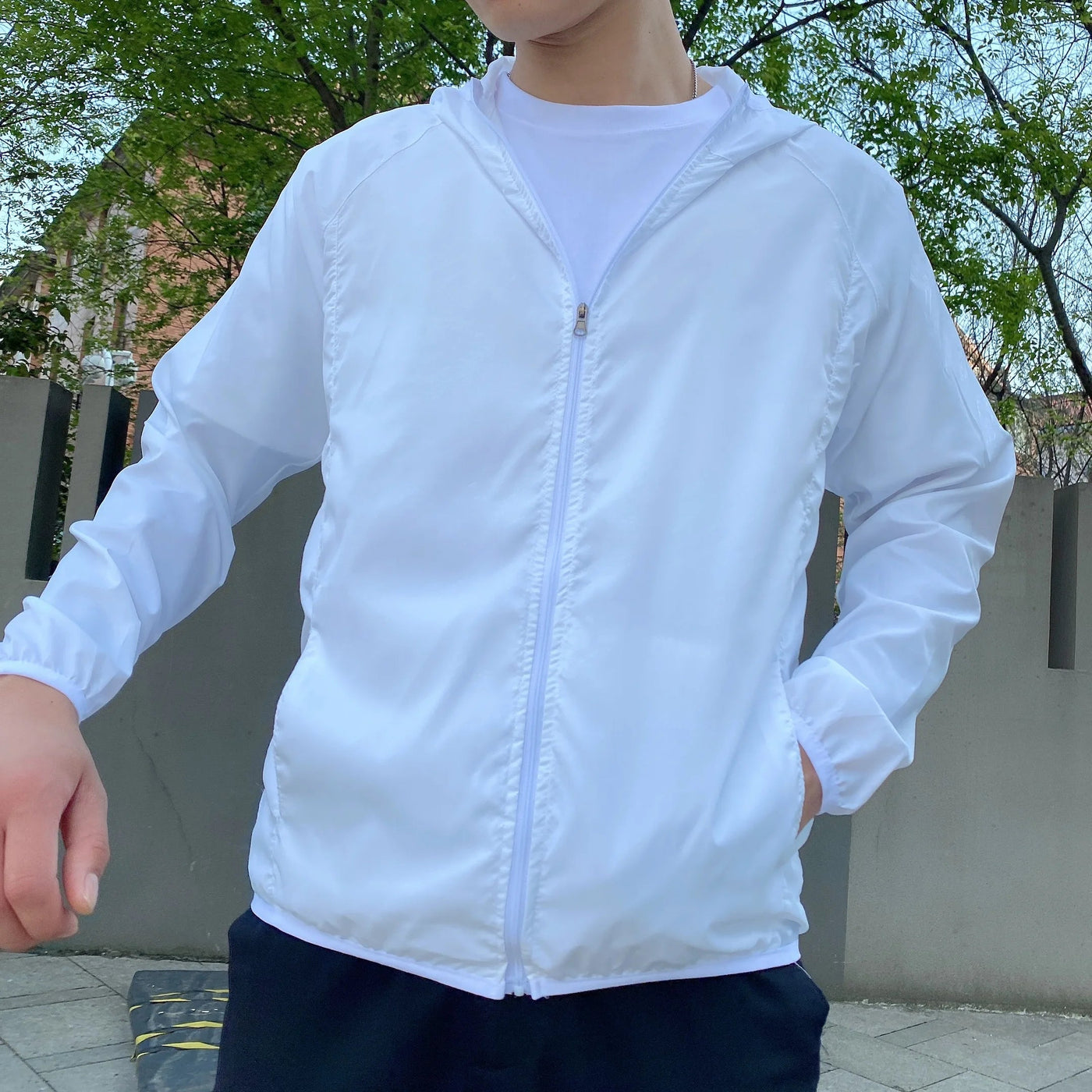 Shelby – Lightweight Windbreaker Jacket – Black 10