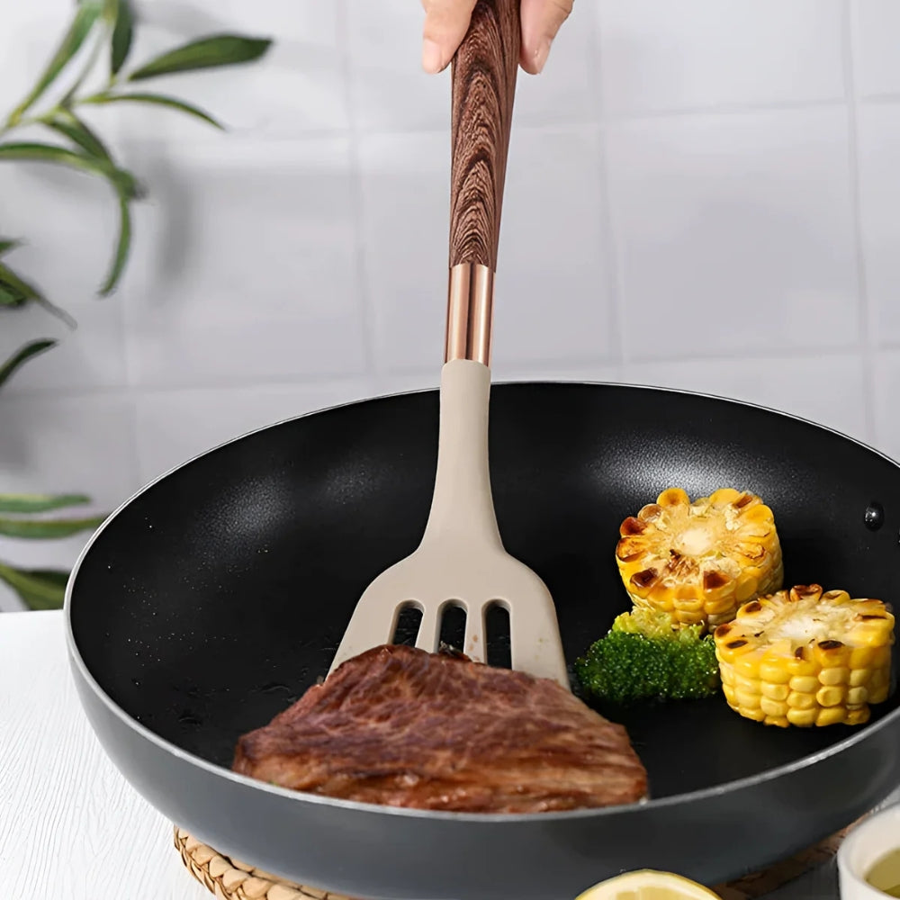 Silicone Cooking Utensils Set – Heat-Resistant – Multi-Color – 10 Pieces – Luxe Collection 2