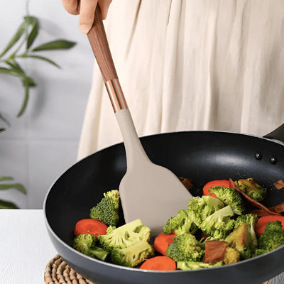 Silicone Cooking Utensils Set – Heat-Resistant – Multi-Color – 10 Pieces – Luxe Collection 3