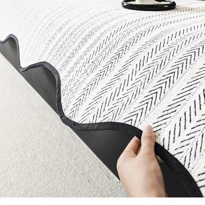 Sofa Cover – Herringbone Pattern – Soft Microfiber Blend – Gray – Universal Fit – Aurivelle 7