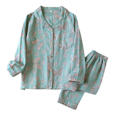 Soft Cotton Pajama Set – Women's Pajamas – Relaxed Fit – Light Gray 8