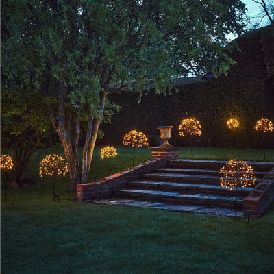 Solar Garden Light – Dandelion Design – Bronze – Rechargeable – Outdoor 3