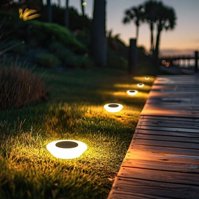 Solar Ground Light – Weatherproof Design – ABS – Black – GardenBrite 3