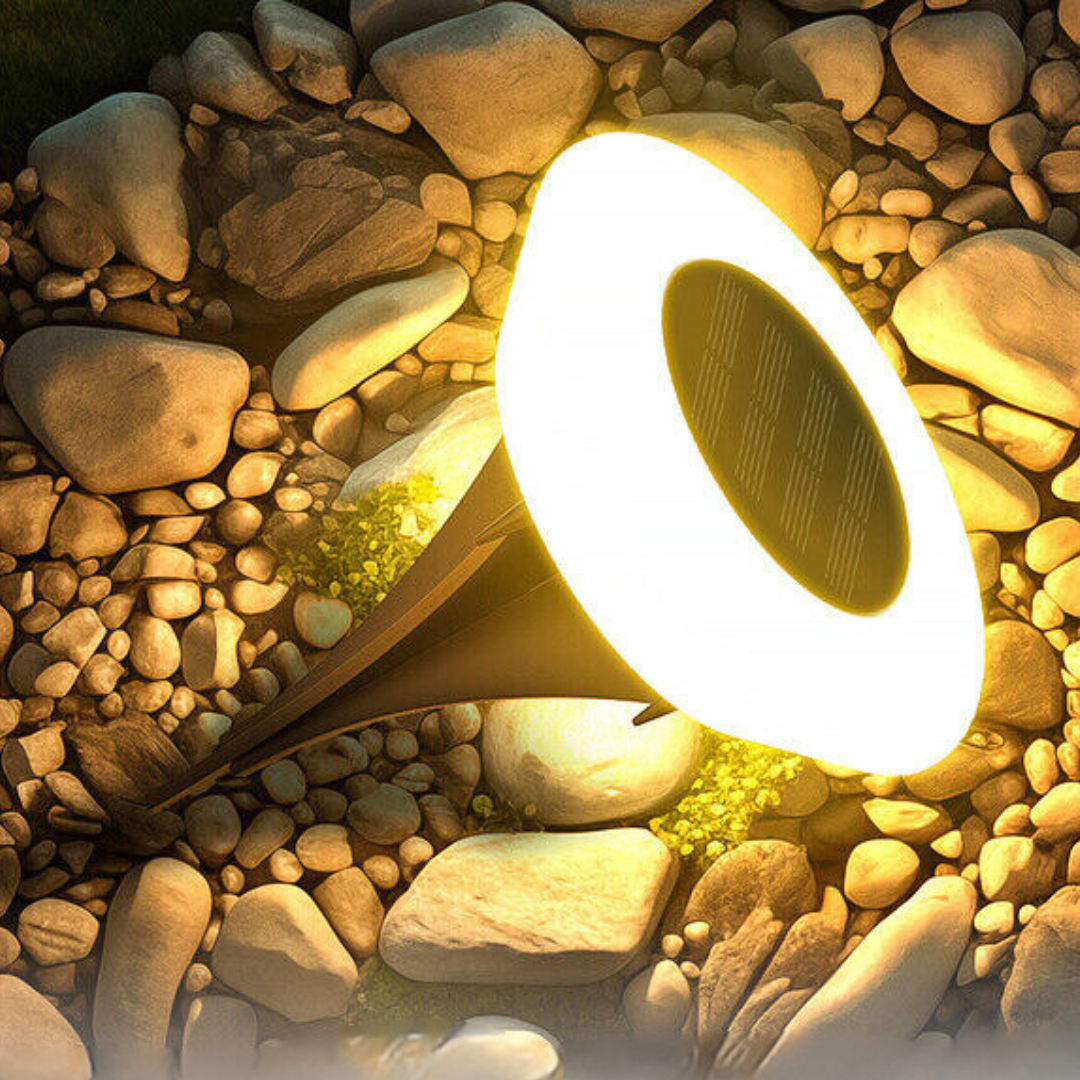 Solar Ground Light – Weatherproof Design – ABS – Black – GardenBrite 4