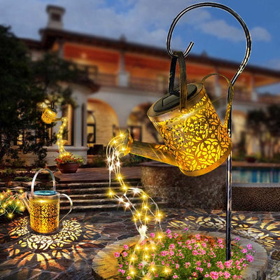 Solar Lantern – Retro Decorative Design – Copper Wire – Warm White – 80 cm – Enchantedcan™ 1