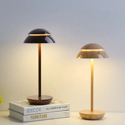 Table Lamp – Cordless Rechargeable Dimmable – Aluminum – Warm White – 15 x 34 cm – Luminous Prestige 2