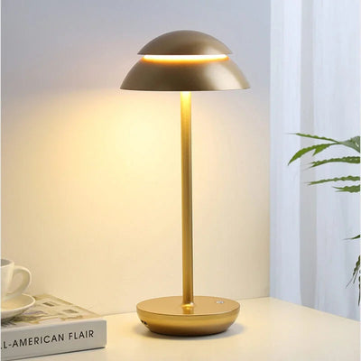 Table Lamp – Cordless Rechargeable Dimmable – Aluminum – Warm White – 15 x 34 cm – Luminous Prestige 5