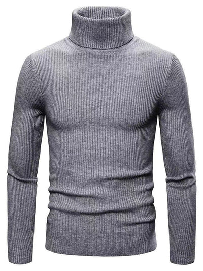 Tom Polo – Elegant Wool Sweater – Dark Gray 5